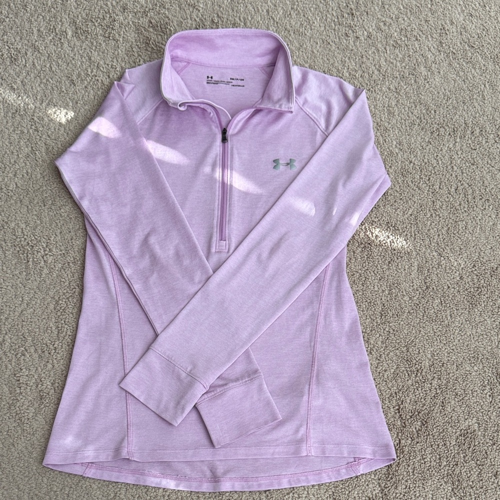 Under Armour Women’s 1/4 Zip Heat-Gear Top, Size S